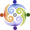 Swirl peoples logo