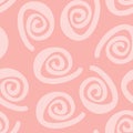Swirl seamless pattern Royalty Free Stock Photo