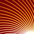 Swirl, spiral tricolor background. Radial thin rotating lines.