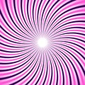 Swirl, twirl, spiral sunburst background. Monochrome pattern.