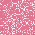 Swirl Vector Seamless Pattern Royalty Free Stock Photo