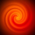 A swirling abstract pattern composed of gradients of red, orange, and yellow. The Royalty Free Stock Photo