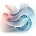 Abstract swirling shapes with gradient colors and textured patterns on a white background Royalty Free Stock Photo
