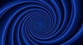 Beautiful swirling blue abstract pattern with hypnotic depth effect design Royalty Free Stock Photo