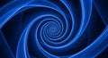 Abstract Blue Swirling Pattern Design With Mesmerizing Spiral Effects Royalty Free Stock Photo