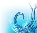 Swirling blue background