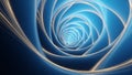 Swirling Blue and Gold Tunnel of Light and Energy 20251218 Royalty Free Stock Photo