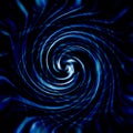 Swirling Blue Vortex Royalty Free Stock Photo