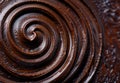 Swirling chocolate texture