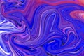 swirling colors and dynamic form in purple and blue magical texture abstract background image, artistic backdrop, painted marble
