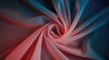 Swirling Fabrics Create an Abstract Design in Shades of Red and Blue Royalty Free Stock Photo