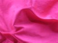 Swirling folds of pink raw silk Royalty Free Stock Photo