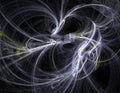 Swirling fractal design Royalty Free Stock Photo