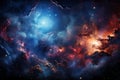 A swirling galaxy of stars and planets Royalty Free Stock Photo