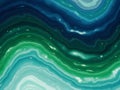 Swirling green and blue agate Royalty Free Stock Photo
