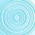 Swirling Light Blue and White Concentric Circle Pattern Illusion Design Royalty Free Stock Photo