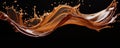 Swirling Liquid Chocolate Captured In Highspeed Photography, Authenticity