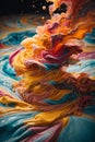 Swirling Liquid Colors, Powerful Triple Exposure Photography