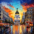 Swirling Masterpiece in the Heart of Madrid