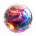 Swirling Nebula Sphere Royalty Free Stock Photo