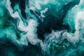 Swirling ocean depths Royalty Free Stock Photo