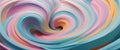 Swirling pastel texture capturing dynamic abstract art in soft hues