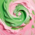 Swirling Photorealistic Paint: A Vibrant Display Of Organic Sculpting