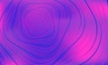Swirling purple lines on gradient pink background