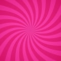 Swirling radial pink pattern background. Vector illustration