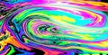 Swirling rainbow effect multicolored trippy psychedelic abstract Royalty Free Stock Photo