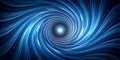 Swirling vortex of deep blues and shadows creates mesmerizing geometric pattern on dark blue background Design Backg Generative AI