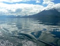 Swirling waters of Lake Atitlan, Guatemala, Central America