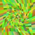 Swirling yellow-green rectangles. Raster.