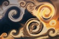 Swirly sky Royalty Free Stock Photo