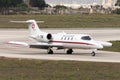 Swiss Air Force Learjet Royalty Free Stock Photo