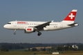 Swiss Airbus A319-100 Royalty Free Stock Photo