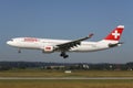 Swiss Airbus A330-200 Royalty Free Stock Photo