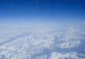 Swiss Alps aerial view