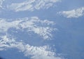 Swiss Alps aerial view