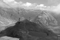 Swiss Alps: The Diavolezza cable car near Pontresina in the upper Engadin