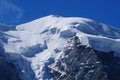 Swiss Alps: Due to the global climate change the glaciers and th
