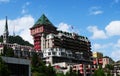 Swiss Alps: The legendary Badrutt palace hotel in St. Moritz