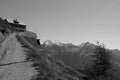 Swiss Alps mountain-restaurant above Alp GrÃÂ¼m in the Upper Engadin