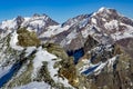 Swiss Alps of the Mischabel group. Royalty Free Stock Photo