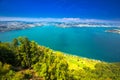 Swiss Alps near Burgenstock with the view of Vierwaldstattersee and Pilatus mountain, Switzerland, Europe Royalty Free Stock Photo