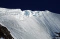 Swiss alps: Paragliding above Grindelwald near Eiger, MÃÂ¶nch and Jungfrau in the Bernese Oberland Royalty Free Stock Photo