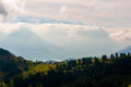 Swiss Alps seen from Rigi Peak, Switzerland Royalty Free Stock Photo