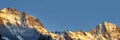 Swiss alps sunset Royalty Free Stock Photo