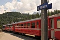 The Unesco World Heritage train trips starts in Chur and ends in St. Moritz