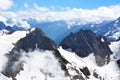 Swiss alps view from mountain Pilatus, Switzerland Royalty Free Stock Photo